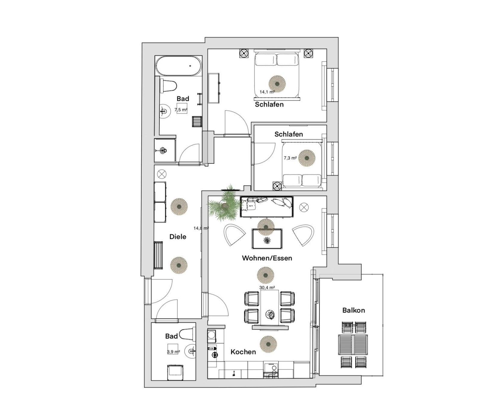 Pineapple Apartments Dresden Zwinger VII - 78 Qm - 1X Free Parking - Zewnętrze zdjęcie